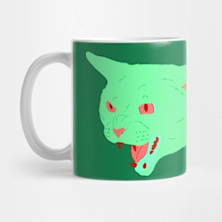 Vaporwave Cat - Mint Mug